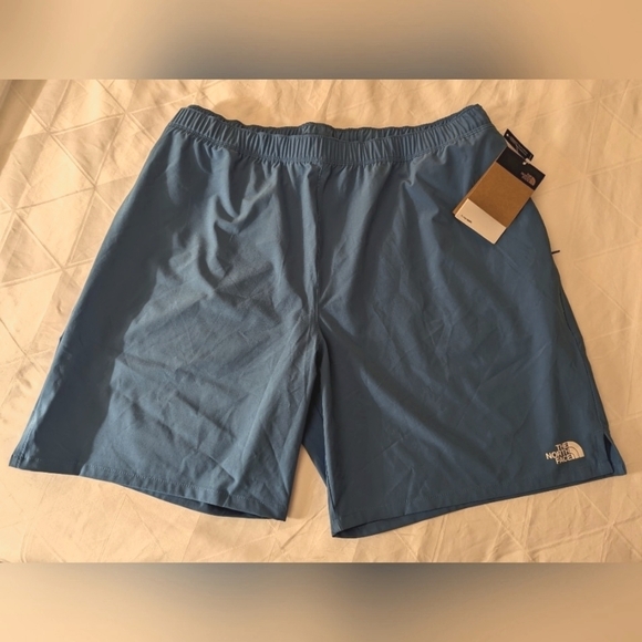 The North Face Wander blue flashdry shorts, mens 3XL or woman's 2x, NWT - Picture 8 of 15